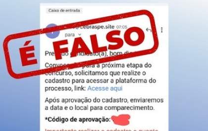Em novo golpe, email falso convoca aprovados em concurso do INSS, pede cadastro e rouba dados