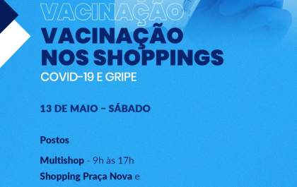 Araçatuba terá vacinação contra gripe e covid em shoppings