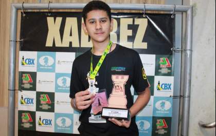 Três-lagoense conquista vaga no Campeonato Sul-Americano de Xadrez