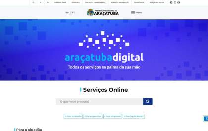 Araçatuba lança novo site e coloca em prática o projeto ‘Prefeitura sem papel’