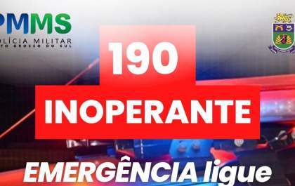 Atenção: 190 da PM está inoperante. Confira o número para emergências