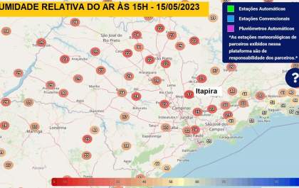 Região aparece como um dos locais mais secos do País