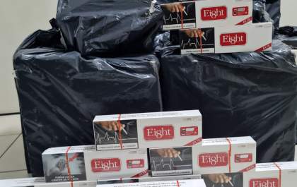 Cigarros estrangeiros são apreendidos antes de entrarem no comércio de Andradina&nbsp;