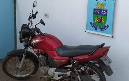 Polícia Militar recupera motocicleta furtada em Três Lagoas