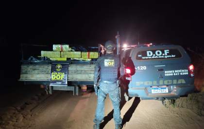 DOF apreende mais de 3,5 toneladas de drogas e recupera veículo furtado em Ribas do Rio Pardo