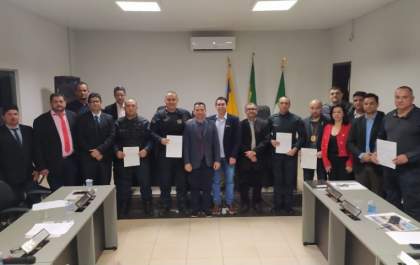 Policiais Militares de Selvíria recebem Moção de Congratulação