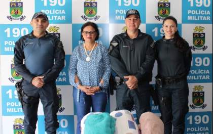 PM de Três Lagoas participa da campanha “Seu Abraço Aquece”