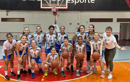 Times de basquete de Araçatuba vencem todos os jogos no final de semana