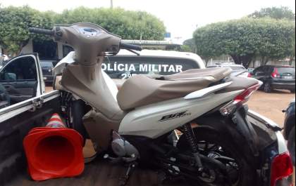 PM recupera moto furtada no bairro Nova Três Lagoas