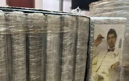 PRF apreende cocaína de mais de R$ 82 milhões com selo “Scarface” em MS
