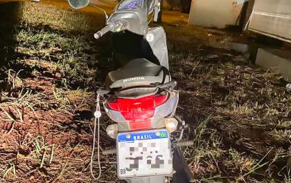 Motocicleta de andradinense espancada pelo namorado é encontrada em Castilho