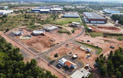 Três Lagoas avança no saneamento: Nova estação de tratamento de esgoto está 70% construída