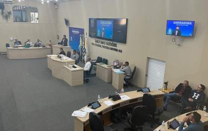 Hoje é dia de sessão da Câmara de Andradina