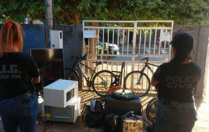 Polícia Civil recupera itens furtados de residência em Três Lagoas