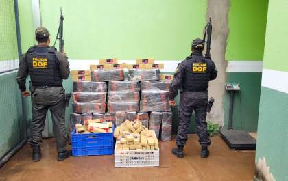 Foragido da Justiça é recapturado com mais de 800 quilos de drogas