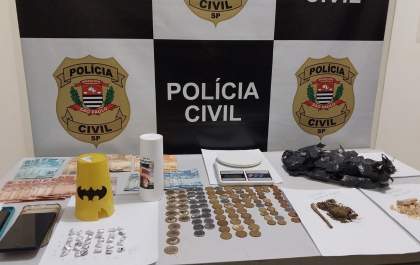 Polícia Civil prende casal por tráfico de drogas em Gastão Vidigal