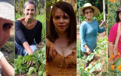 Bate-papo aborda protagonismo feminino na produção orgânica e agroecológica na região