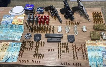 Ação conjunta entre polícia civil e polícia militar resultam em prisões e apreensões em MS