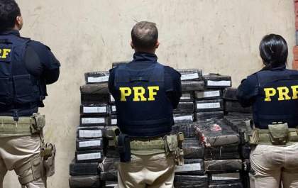 PRF apreende 1,2 tonelada de maconha e contrabando em MS