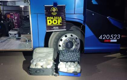 Passageira de ônibus é presa por tráfico de drogas