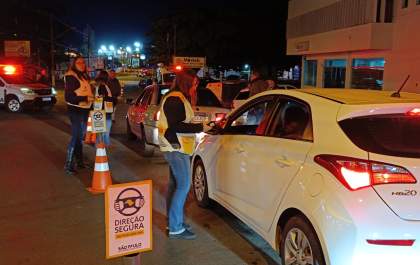 Trinta condutores são autuados em Birigui em operação do Detran contra embriaguez