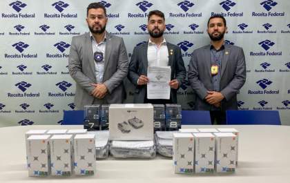 Polícia Civil recebe doação de equipamentos da Receita Federal