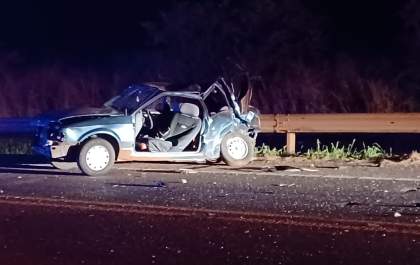 Menina de três anos morre em acidente envolvendo três veículos na BR-262