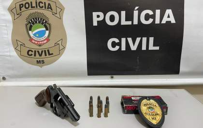Homem é preso por violência doméstica e posse ilegal de arma de fogo em Três Lagoas
