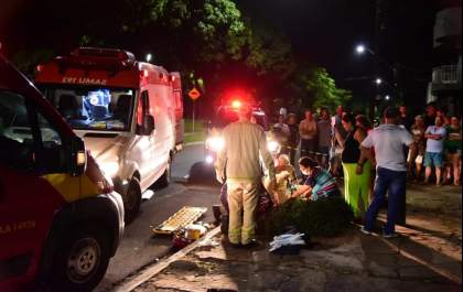 Idosa morre após ser atropelada enquanto atravessava avenida