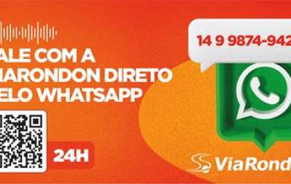 Via Rondon passa a disponibilizar WhatsApp para atender usuários