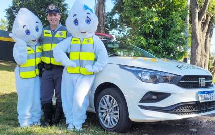 Ação integrada orienta motoristas na Rondon