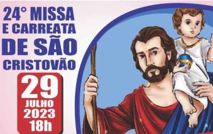 Três Lagoas se prepara para a tradicional Missa e Carreata de São Cristóvão