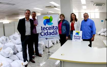 Receita Federal doa 1,5 tonelada de mercadorias à Prefeitura de Araçatuba