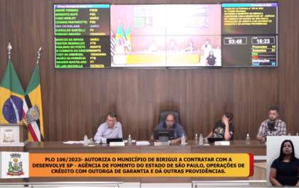 Câmara de Birigui nega financiamento de R$ 14 milhões para a Prefeitura