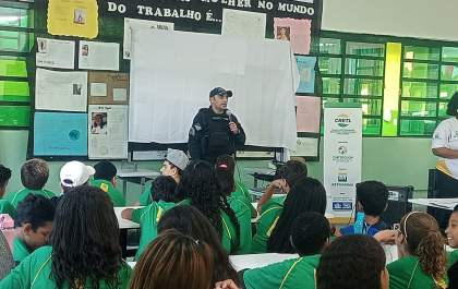 Polícia Militar realizou palestras educativas nas escolas de Três Lagoas
