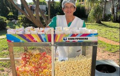 Silvia Pipoqueira, talento e exemplo de carisma