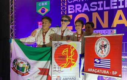 Araçatuba conquista 12 medalhas em Campeonato Brasileiro de Karatê