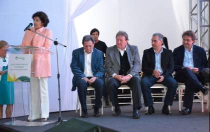 Marcia prestigia lançamento da pedra fundamental para ampliação da Eldorado