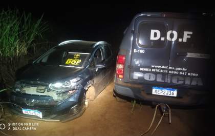 Carro roubado em abril no Rio de Janeiro é recuperado em MS pelo DOF