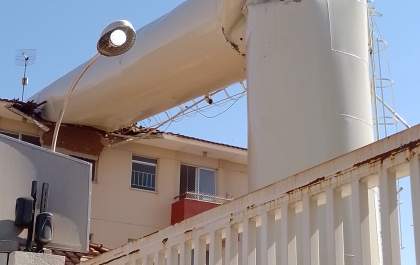 Defesa Civil interdita apartamento após queda de caixa d’água em Birigui