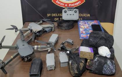 Policia Civil desmantela esconderijo de drogas e drones usados para tráfico em Três Lagoas