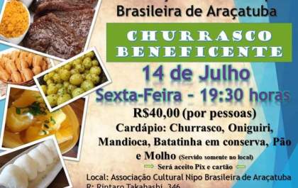Departamento de Esportes do Nipo promove 2º churrasco beneficente