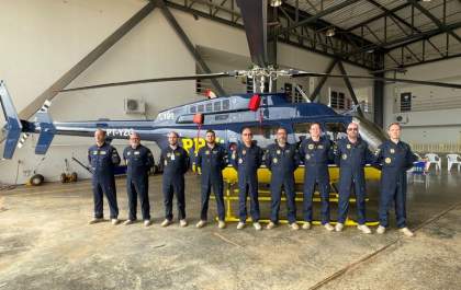 PRF forma pilotos de helicóptero para fortalecer operações aéreas