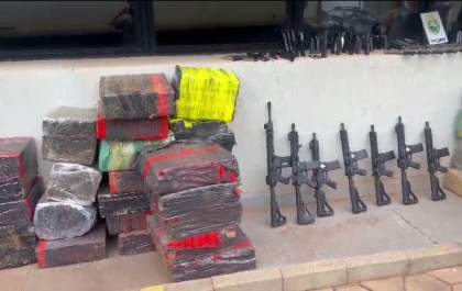 PF, PM e RF combatem os crimes de tráfico de drogas e armas de fogo