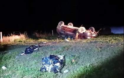 Bebe de menos de um ano morre após acidente na BR-276