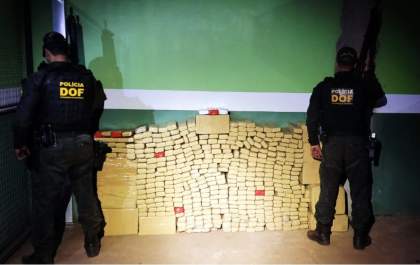 Veículo roubado em São Paulo é recuperado pelo DOF com mais de 600 quilos de droga