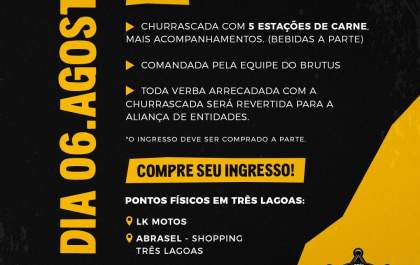 Motoshow 2023 terá churrascada com 5 estações de carnes