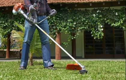Roçadeira de alta performance para cuidar do seu jardim é na JM!