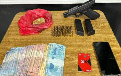 Polícia Civil prende homem por tráfico de drogas e porte ilegal de arma de fogo