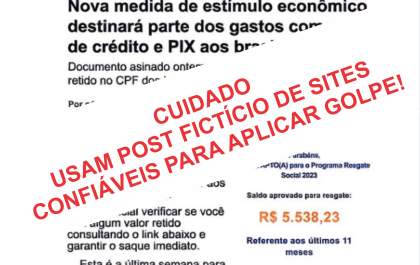 Governo não está devolvendo valores de Pix e Cartão de Crédito